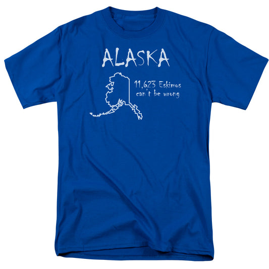 Alaska Mens T Shirt Royal Blue