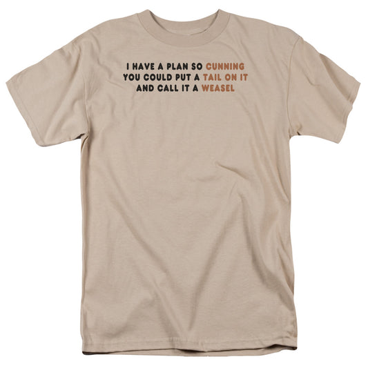 A Plan So Cunning Mens T Shirt Sand