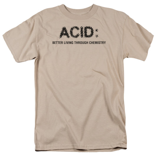 Acid Mens T Shirt Sand