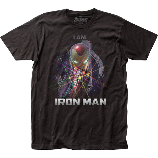 Avengers Endgame I Am Iron Man Mens T Shirt Black