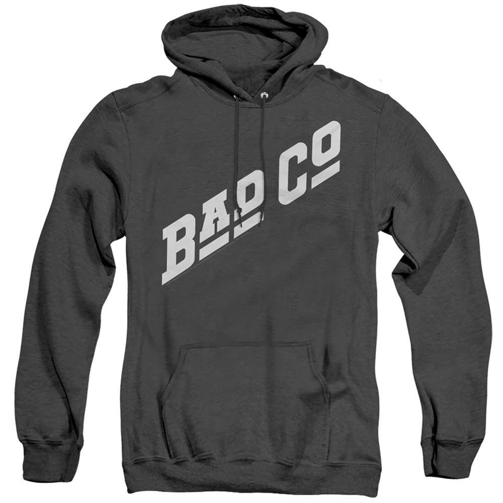 Bad Company Bad Co Logo Heather Mens Hoodie Black