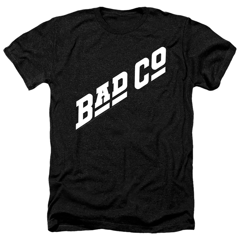 Bad Company Bad Co Logo Heather Mens T Shirt Black