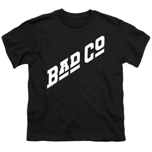 Bad Company Bad Co Logo Kids Youth T Shirt Black