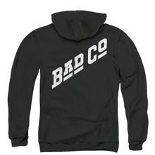 Load image into Gallery viewer, Bad Company Bad Co Logo Back Print Zipper Mens Hoodie Black