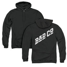 Load image into Gallery viewer, Bad Company Bad Co Logo Back Print Zipper Mens Hoodie Black