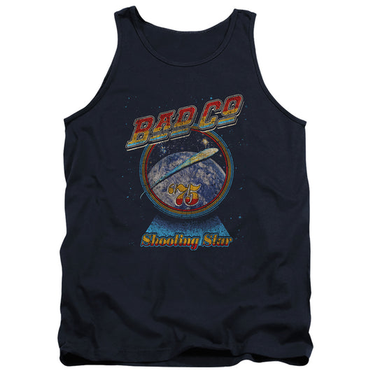 Bad Company Shooting Star Mens Tank Top Shirt Navy Blue