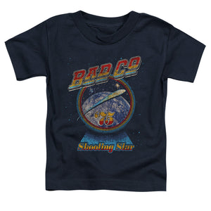 Bad Company Shooting Star Toddler Kids Youth T Shirt Navy Blue