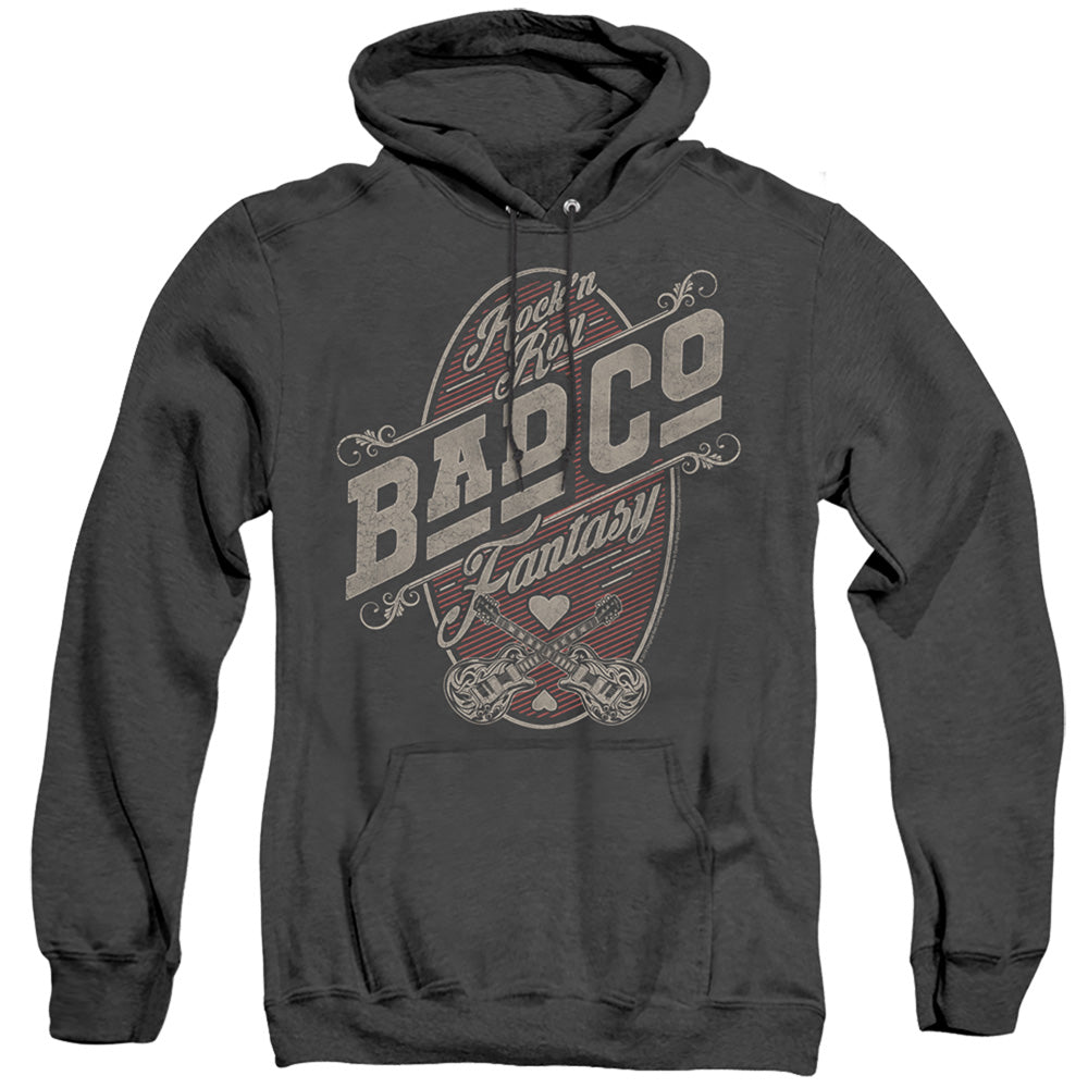 Bad Company Fantasy Heather Mens Hoodie Black