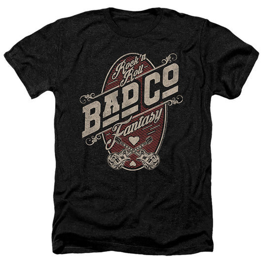 Bad Company Fantasy Heather Mens T Shirt Black