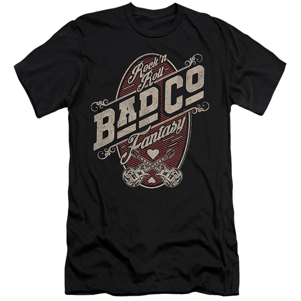 Bad Company Fantasy Premium Bella Canvas Slim Fit Mens T Shirt Black