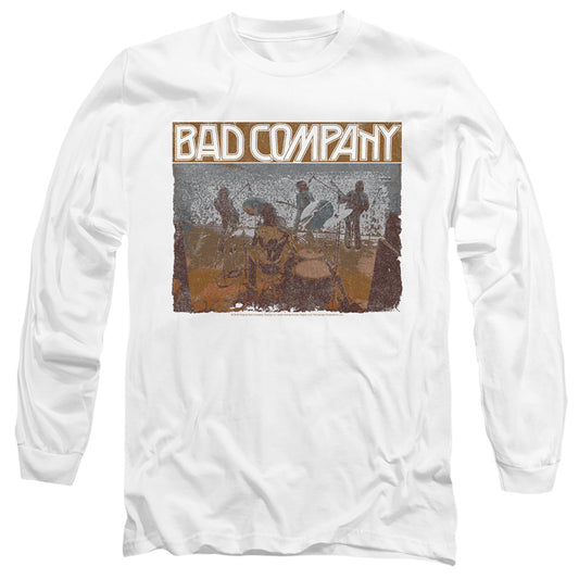 Bad Company Swan Song Mens Long Sleeve Shirt White