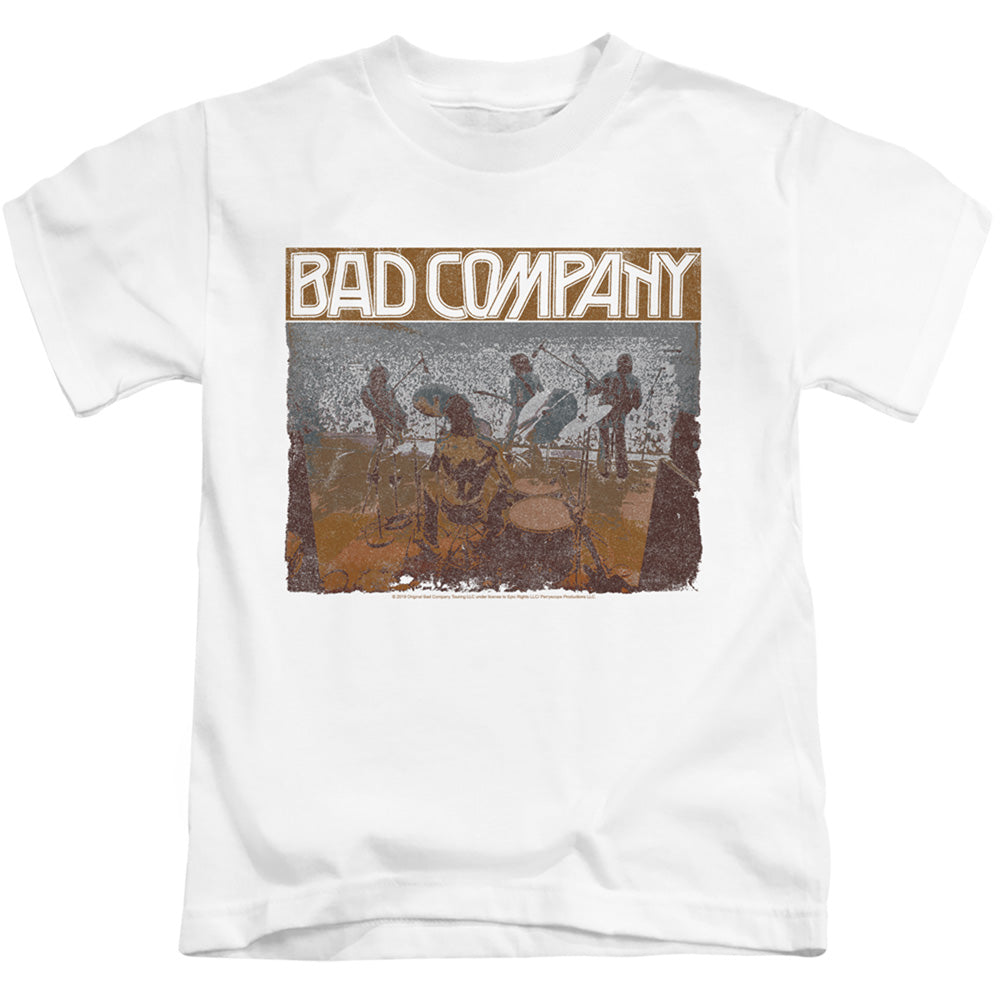 Bad Company Swan Song Juvenile Kids Youth T Shirt White