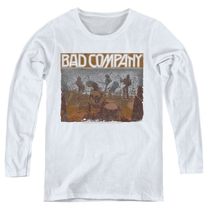 Bad Company Swan Song Womens Long Sleeve Shirt White