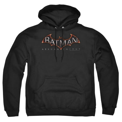 Batman Arkham Knight  Logo Mens Hoodie Black Officially Licensed