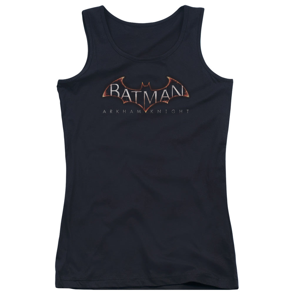 Batman Arkham Knight Logo Womens Tank Top Shirt Black