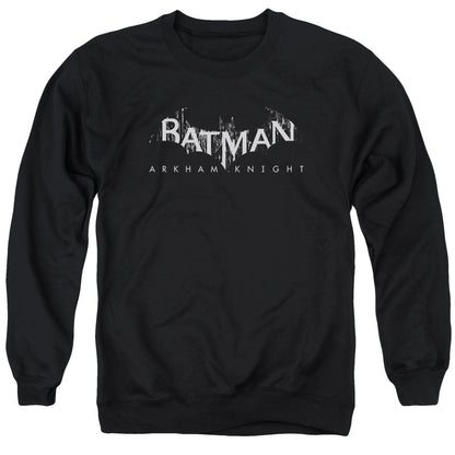 Batman Arkham Knight Ak Splinter Logo Mens Crewneck Sweatshirt Black