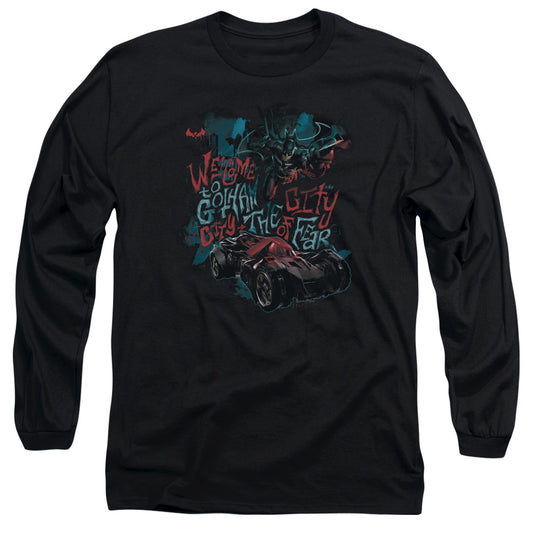 Batman Arkham Knight City Of Fear Mens Long Sleeve Shirt Black