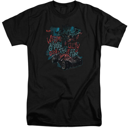 Batman Arkham Knight City Of Fear Mens Tall T Shirt Black Officially Licensed