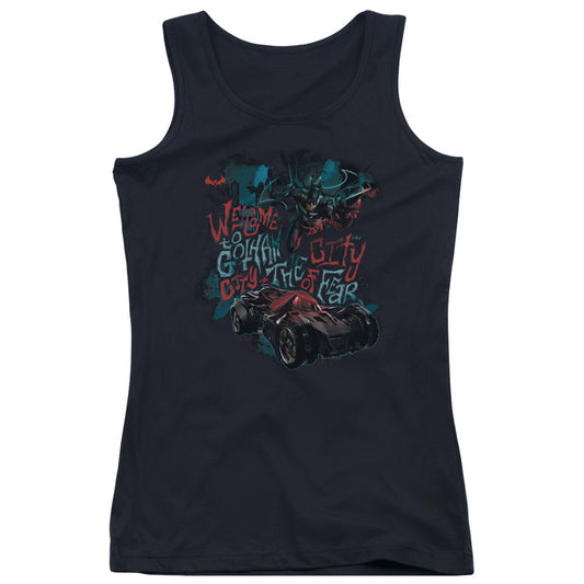 Batman Arkham Knight City Of Fear Womens Tank Top Shirt Black