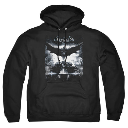 Batman Arkham Knight Forward Force Mens Hoodie Black Officially Licensed