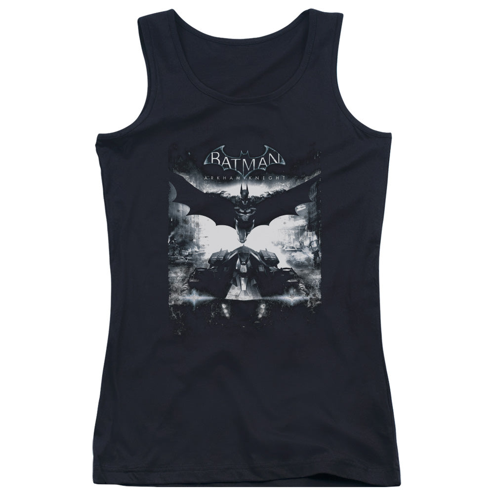 Batman Arkham Knight Forward Force Womens Tank Top Shirt Black