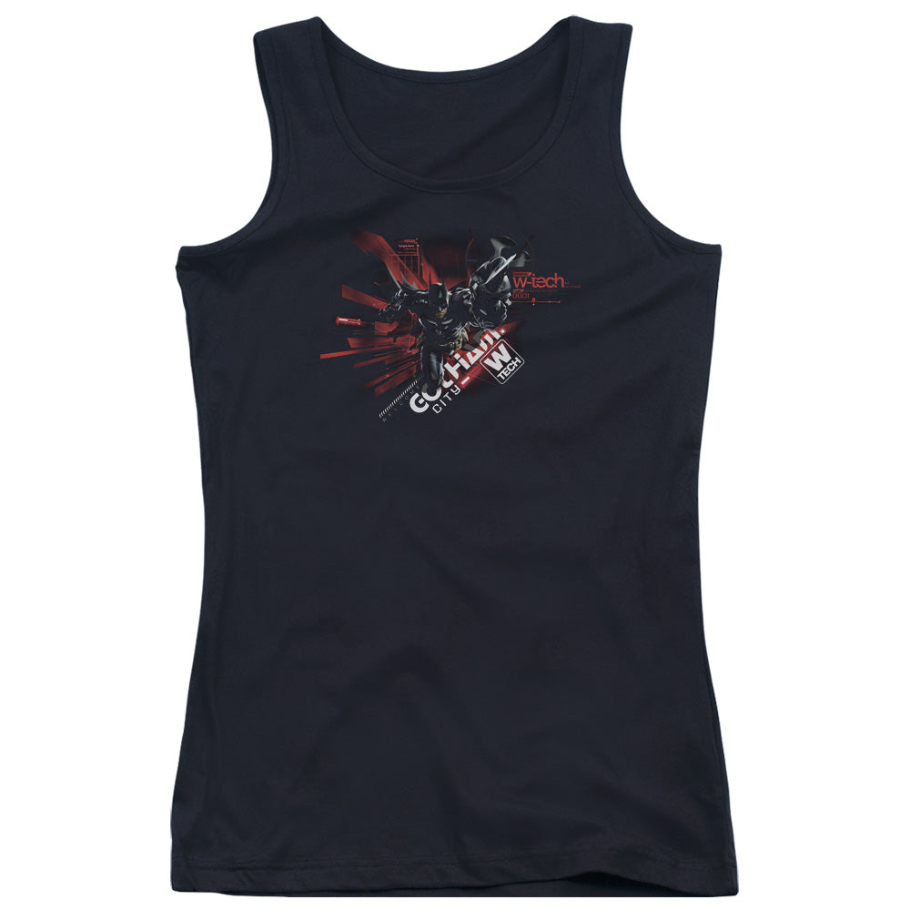 Batman Arkham Knight Ak Tech Womens Tank Top Shirt Black