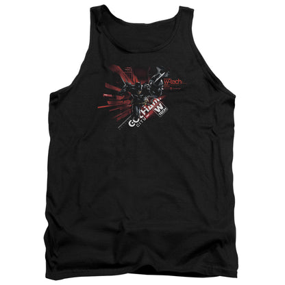 Batman Arkham Knight Ak Tech Mens Tank Top Shirt Black