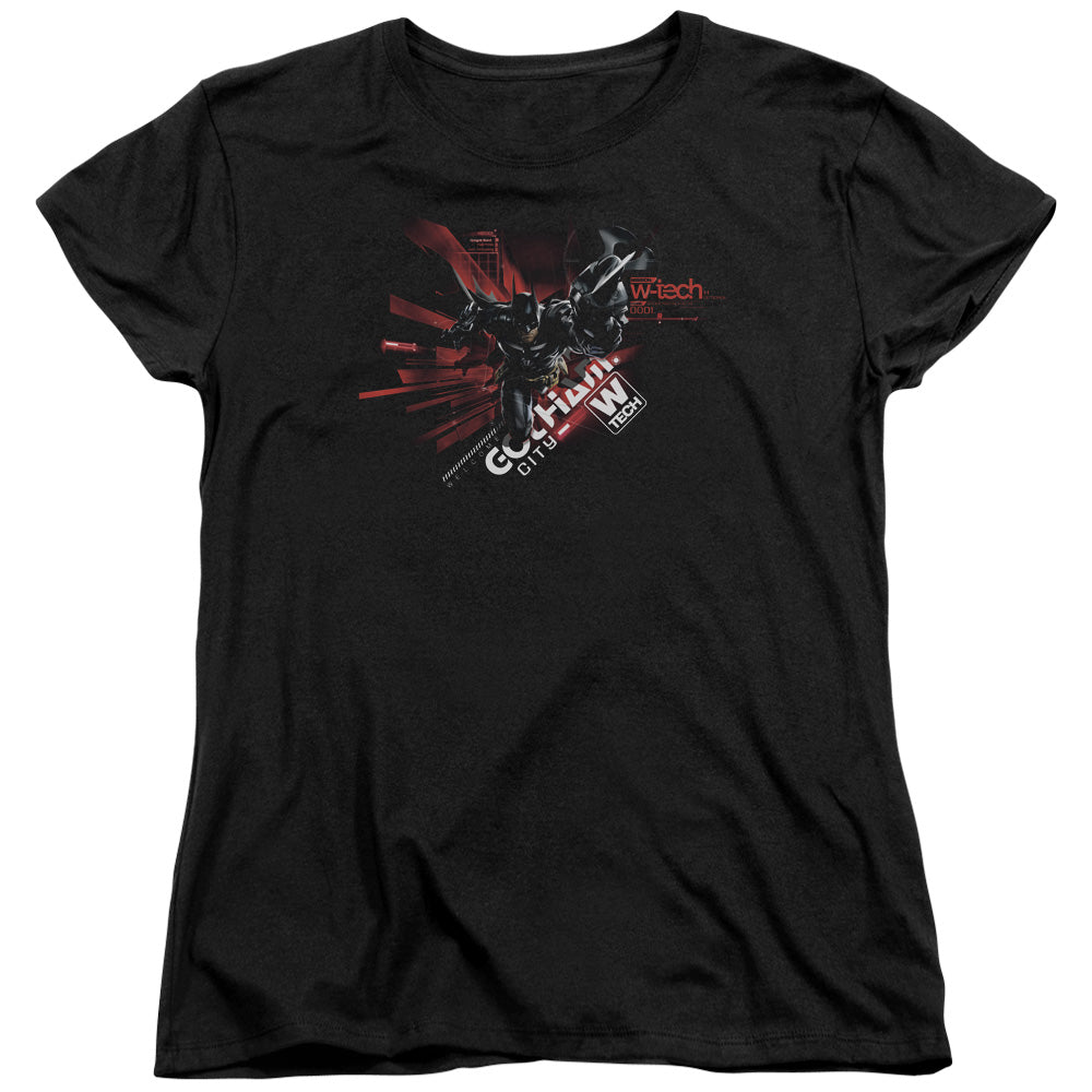 Batman Arkham Knight Ak Tech Womens T Shirt Black