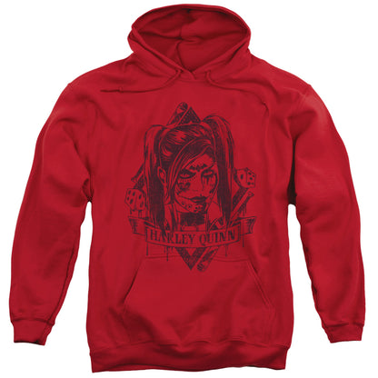 Batman Arkham Knight Diamond Mens Hoodie Red