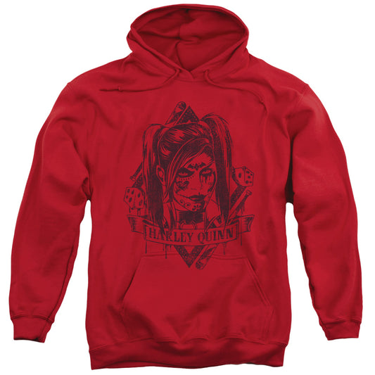 Batman Arkham Knight Diamond Mens Hoodie Red