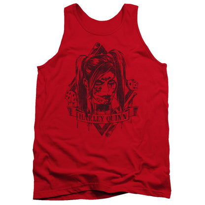 Batman Arkham Knight Diamond Mens Tank Top Shirt Red