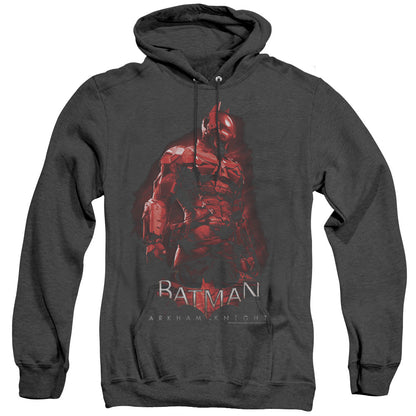 Batman Arkham Knight Knight Heather Mens Hoodie Black