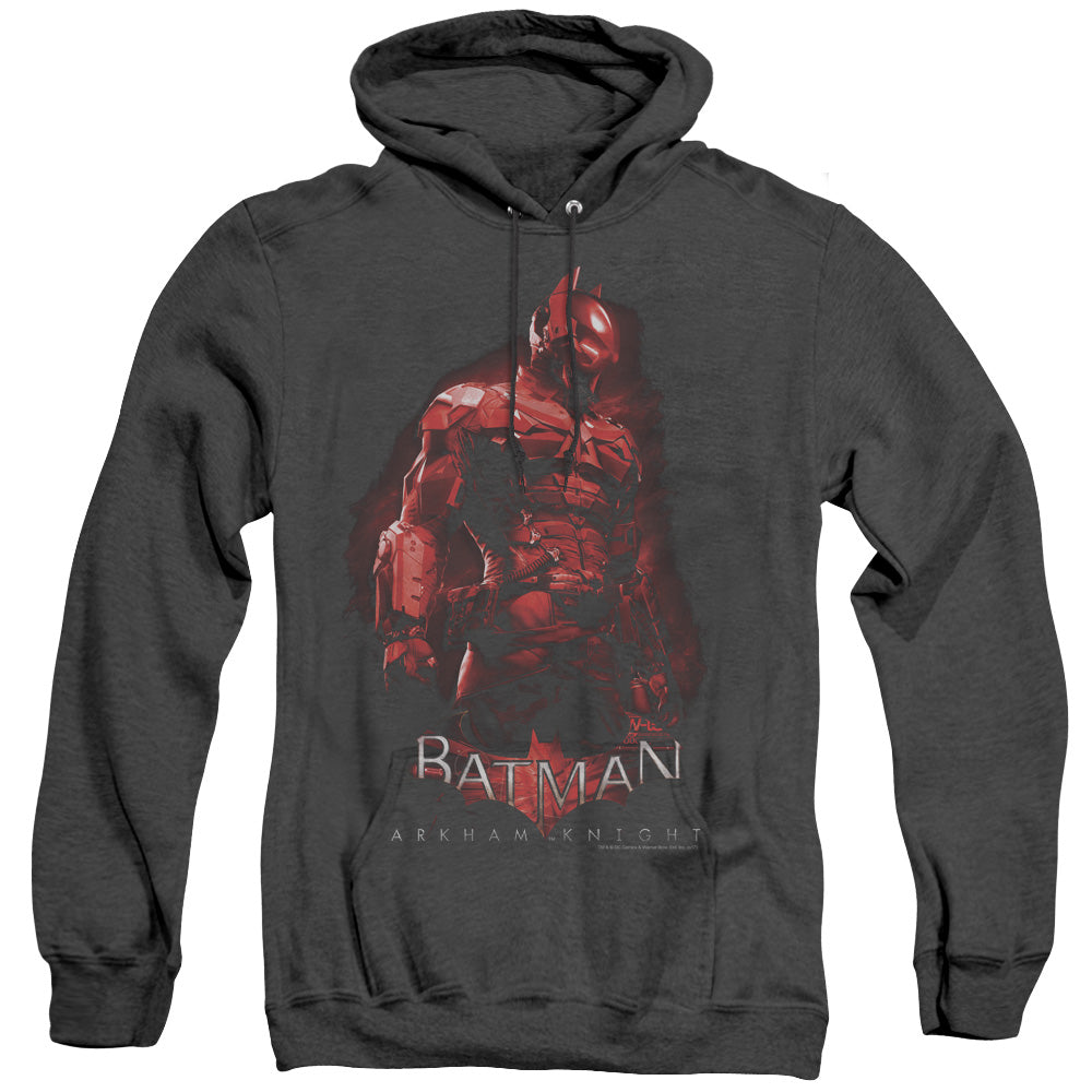 Batman Arkham Knight Knight Mens Heather Hoodie Black Officially Licensed