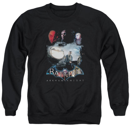 Batman Arkham Knight Villain Storm Mens Crewneck Sweatshirt Black