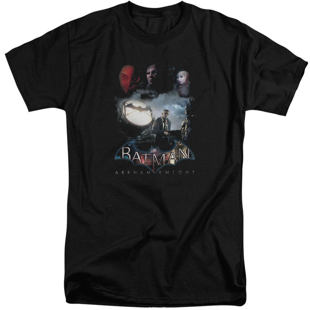 Batman Arkham Knight Villain Storm Mens Tall T Shirt Black