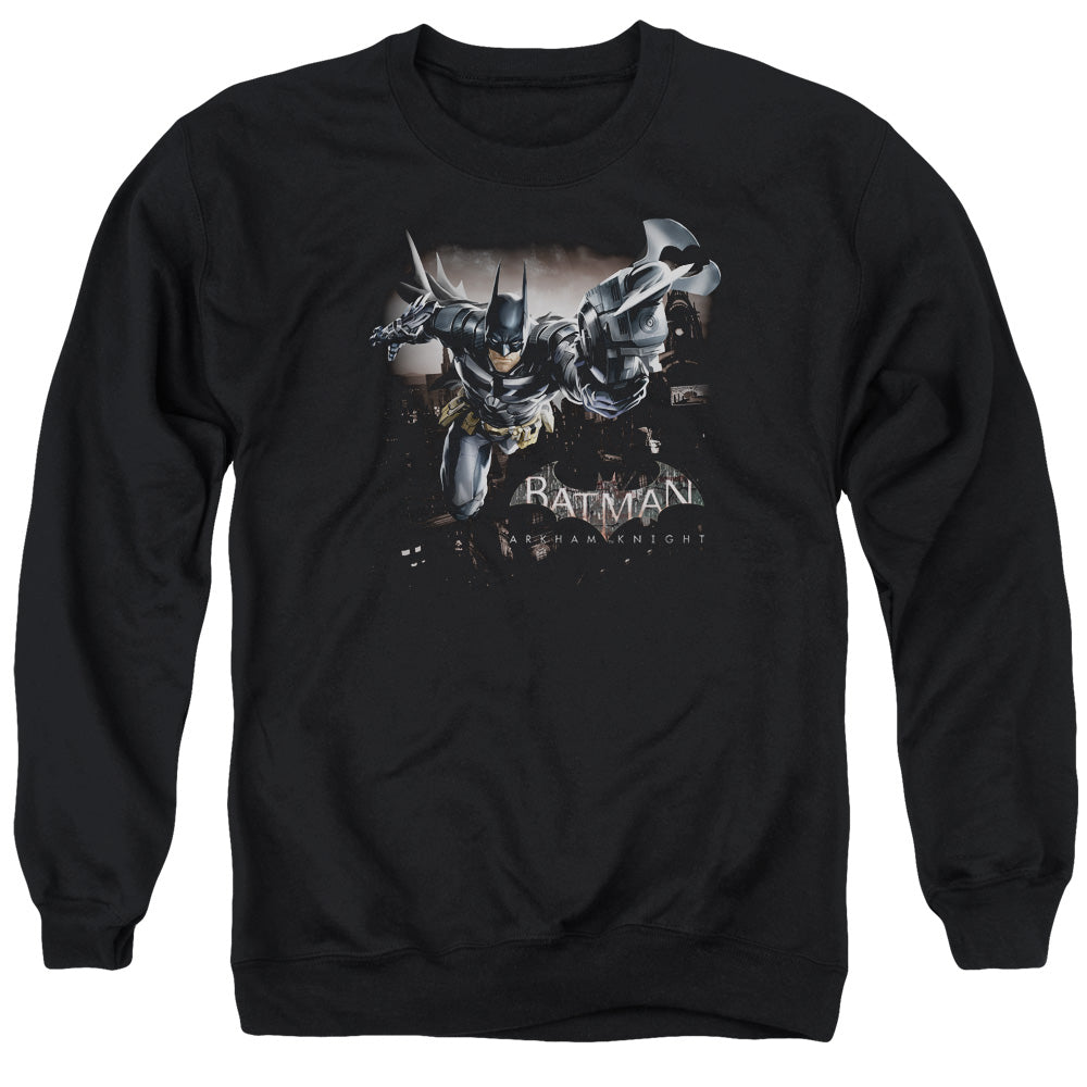 Batman Arkham Knight Grapple Mens Crewneck Sweatshirt Black