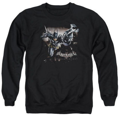 Batman Arkham Knight Grapple Mens Crewneck Sweatshirt Black
