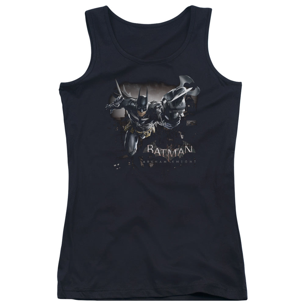 Batman Arkham Knight Grapple Womens Tank Top Shirt Black