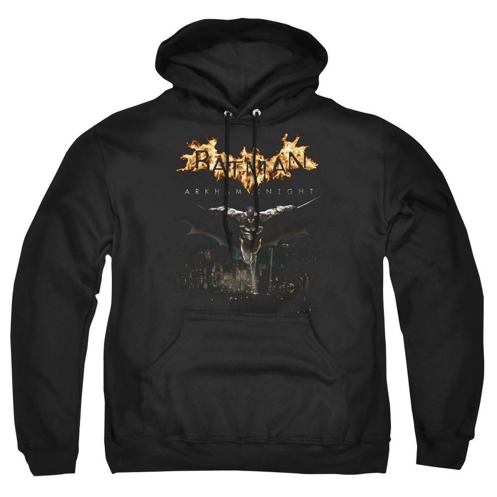 Batman Arkham Knight City Watch Mens Hoodie Black Officially Licensed