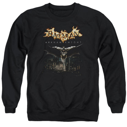 Batman Arkham Knight City Watch Mens Crewneck Sweatshirt Black