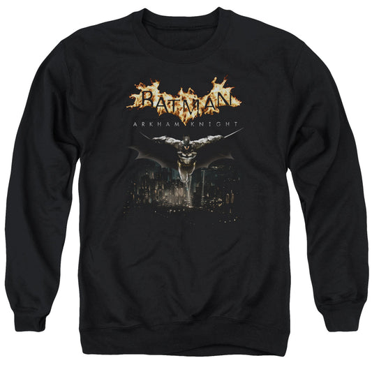 Batman Arkham Knight City Watch Mens Crewneck Sweatshirt Black