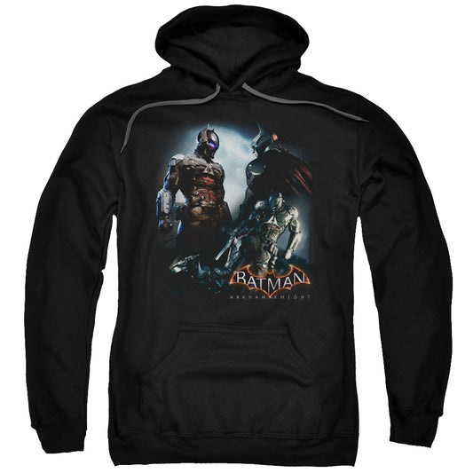 Batman Arkham Knight Face Off Mens Hoodie Black