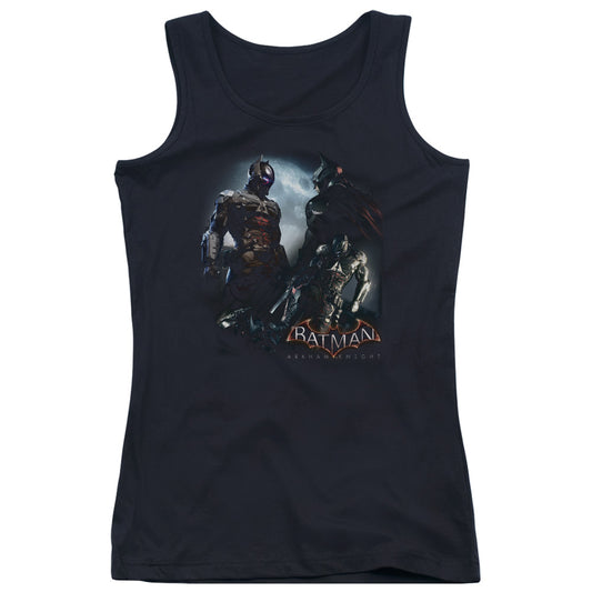 Batman Arkham Knight Face Off Womens Tank Top Shirt Black