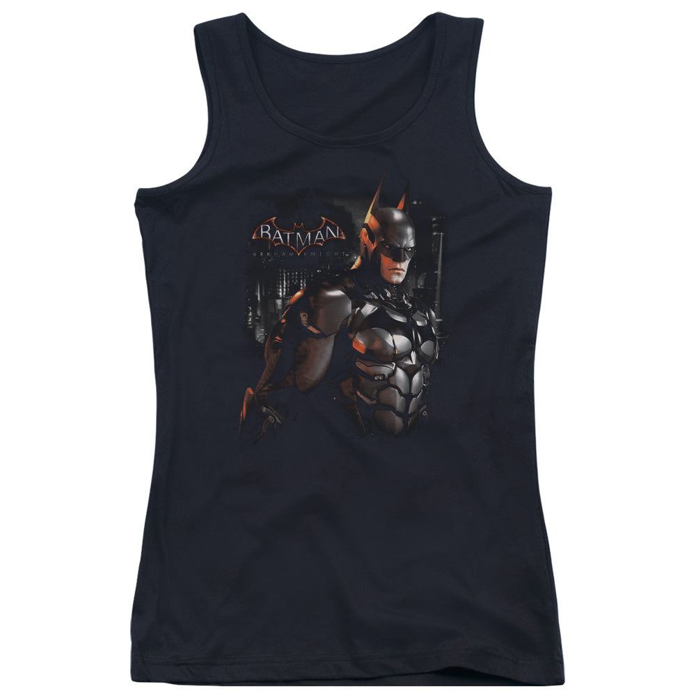 Batman Arkham Knight Dark Knight Womens Tank Top Shirt Black