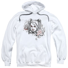 Load image into Gallery viewer, Batman Arkham Knight Sketchy Girl Mens Hoodie White