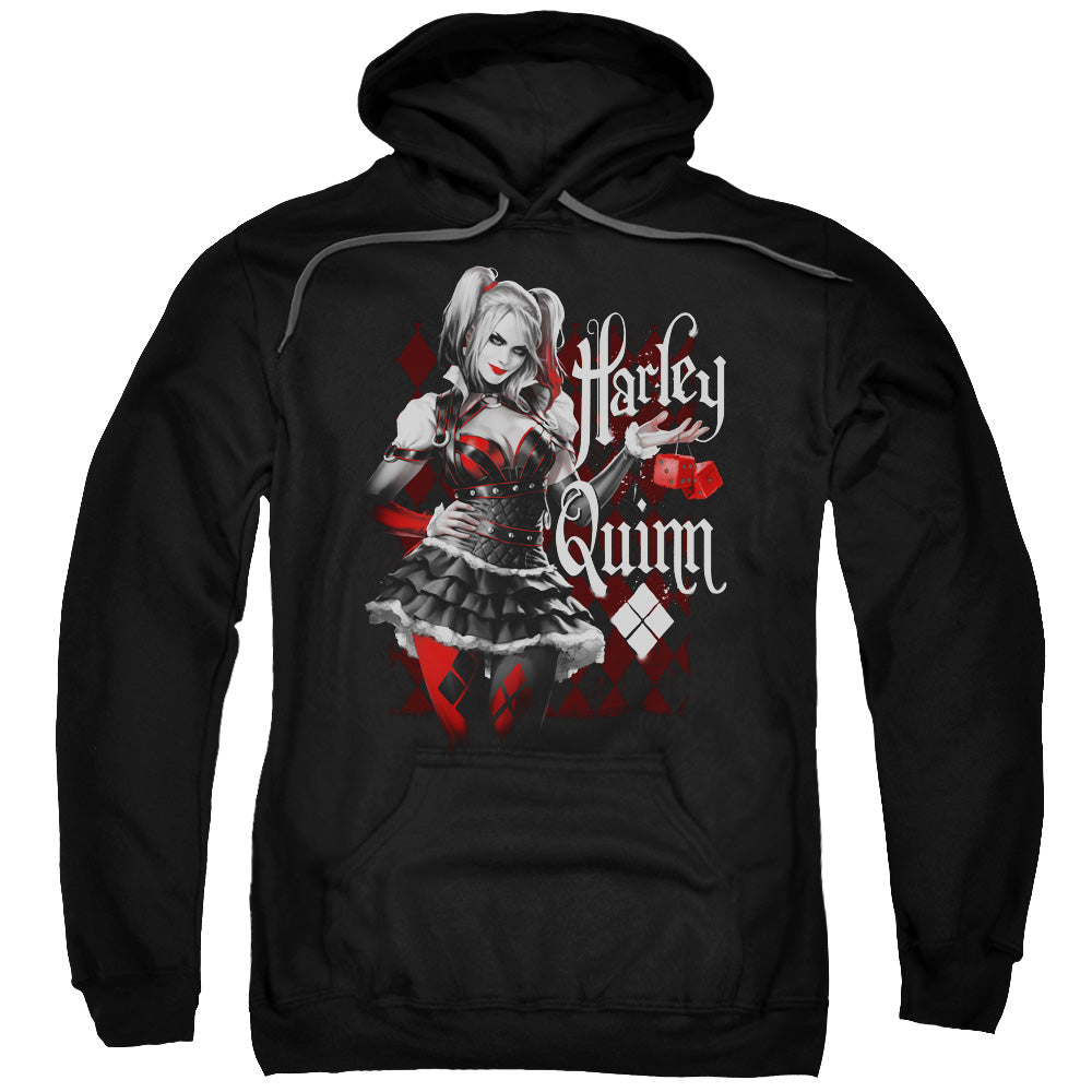 Batman Arkham Knight Dice Mens Hoodie Black