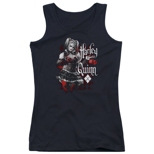 Batman Arkham Knight Dice Womens Tank Top Shirt Black