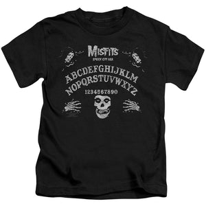 Misfits Ouija Board Juvenile Kids Youth T Shirt Black