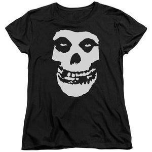Misfits Fiend Skull Womens T Shirt Black