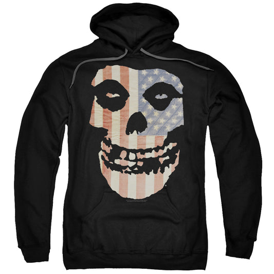 Misfits Fiend Flag Colored Mens Hoodie Black